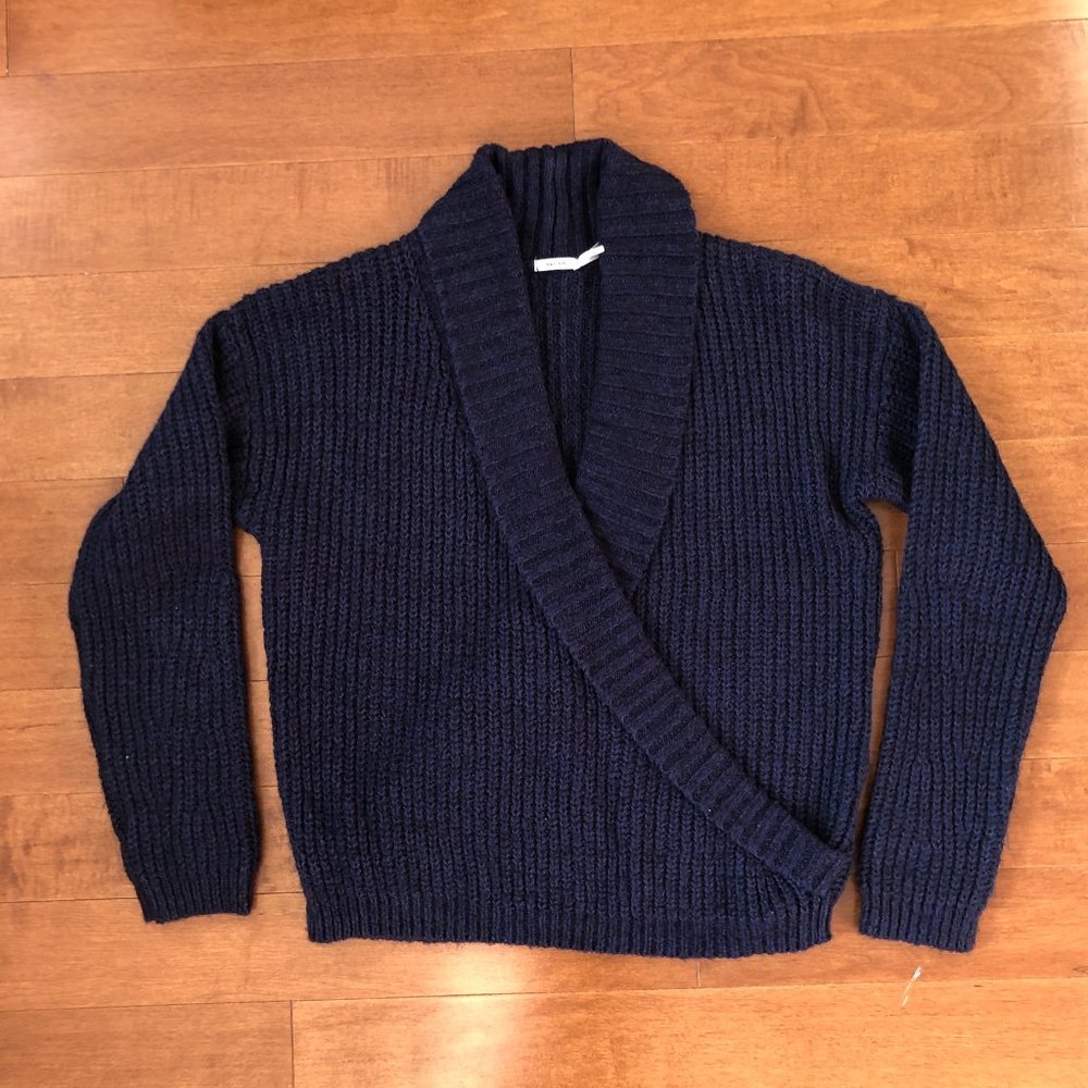 Kimchi Blue Navy V neck Knit sweater